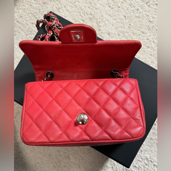 CHANEL Mini rectangle caviar quilted flap classic - Picture 12 of 13